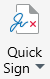 MobiPDF: quick sign icon